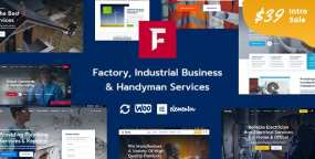 Fortis工业制造业和家电维修企业网站WordPress主题V1.0