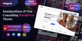 Imigrat(v1.1.6)移民与签证咨询机构网站WordPress主题