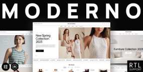Moderno(v1.30)时装服装和家具销售网站WooCommerce主题