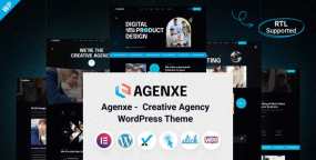 Agenxe设计作品集&SEO营销案例WordPress主题V1.0.1