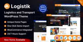 Logistik仓储物流和运输企业网站WordPress主题V1.0