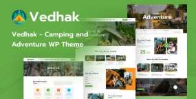 Vedhak现代露营旅游网站WordPress主题V1.0.1