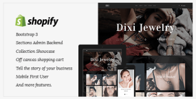 Oxygen Jewelry珠宝首饰在线销售平台Shopify主题V1.2.1