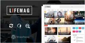 LifeMag新闻报纸和杂志社网站WordPress主题V1.0.4