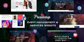 Presentup(v5.6)庆典活动策划机构网站WordPress主题