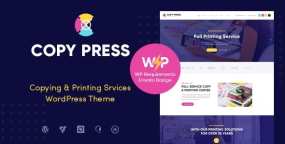 CopyPress字体设计和印刷服务企业WordPress主题
