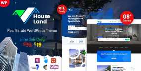 Houseland房地产开发商和地产中介公司网站WordPress主题V1.2