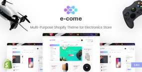 E-come数码家电和游戏商店Shopify主题V1.0.1