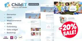 Childit幼儿园网站模板WordPress主题