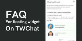 Floating Widget FAQ Add-on聊天框FAQ小工具TWChat组件V1.0