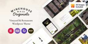 Wine House葡萄园和农业旅游网站WordPress主题
