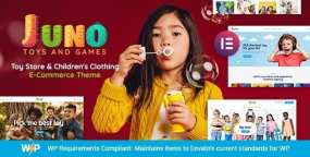 Juno儿童玩具和婴幼儿用品店WordPress主题V2.19