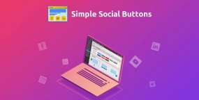 Simple Social Buttons Pro汉化版V2.0.0 社交网站分享按钮WordPress插件