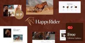 Happy Rider骑马培训机构和马术中心WordPress主题V2.11.1