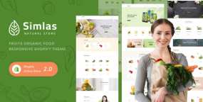 Simlas有机生态农产品销售网站Shopify主题