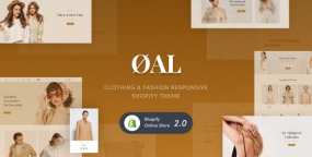 OAL服装和时装外贸电商网站Shopify 2.0主题