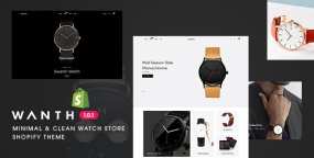Wanth极简手表首饰销售网站Shopify主题V1.0.1