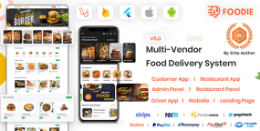 Foodie仿UberEats手机订餐送餐Flutter应用APP源码V5.0