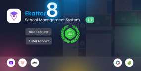Ekattor 8破解版V1.7 SaaS版学校管理系统网站源码