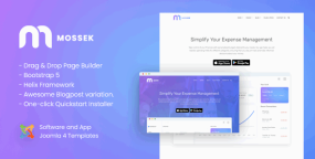 Mossek软件开发公司APP展示落地页Joomla模板V1.33.1