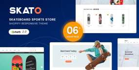 Skato滑板行业和体育用品店Shopify主题