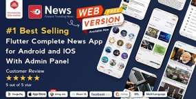 News掌上新闻资讯阅读Flutter手机APP源码带Web前后端V3.1.2