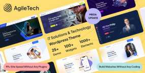 Agiletech汉化版V1.0.6 软件开发IT企业和网络公司WordPress主题