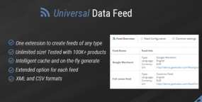 Universal Data Feed广告平台产品Feed推送OpenCart插件V2.4.3