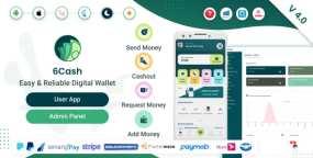 6Cash破解版V4.0 数字钱包Flutter移动APP源码+Laravel后端