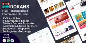 DOKANS SaaS完整破解版V3.9.1 多租户版跨境电商SaaS服务平台源码