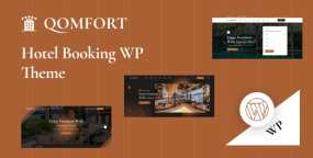 Qomfort汉化版V1.0.1 度假村和酒店预订WordPress主题