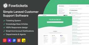 Fowtickets破解版V2.0 客户支持工单系统和知识库PHP网站源码