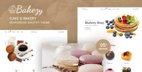 Bakezy响应式蛋糕和面包店Shopify主题