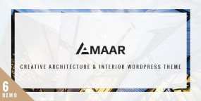 Amaar汉化版V1.1.2 独特建筑室内设计企业网站WordPress主题