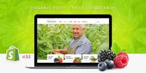 Fresh Food生鲜果蔬店网站Shopify主题V1.0.1