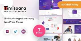 Timisoara汉化版 | 含7演示网络营销机构网站WordPress主题