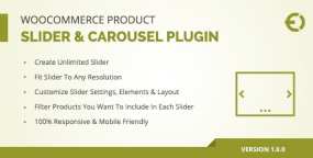 Product Slider & Carousel汉化版V1.1.5 商品滑块轮播展示WooCommerce插件