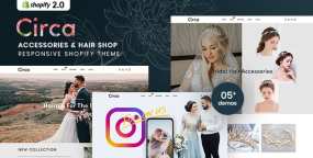 Circa头饰和婚礼用品销售平台Shopify主题