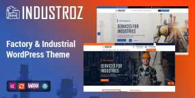 Industroz汉化版V5.0 工业工厂|交通物流|建筑企业WordPress主题