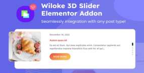 Wiloke Posts Slider汉化版V1.0.1 文章幻灯片滑块Elementor组件