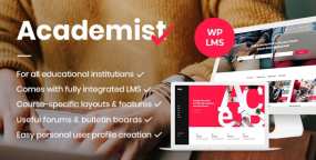 Academist汉化版V1.13 在线教育和与学习管理系统WordPress主题