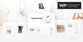 Iona WordPress主题_极简手工艺品电商模板