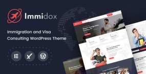 Immidox移民签证和留学咨询网站WordPress主题