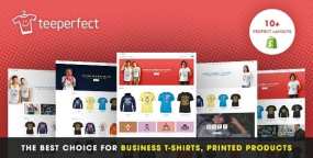 TeePerfect响应式T恤衫定制直销网站Shopify主题