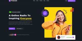 JA Podcast播客和音频博主Joomla网站模板V1.1.1