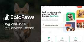 EpicPaws遛狗宠物服务&宠物医院WordPress主题V1.3