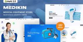 Medikin医疗用品器械在线销售平台Shopify主题