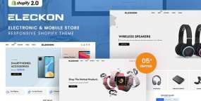 Eleckon手机家电智能设备和电子产品销售网站模板Shopify主题