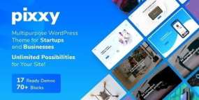 Pixxy无人机APP和数码产品展示落地页WordPress主题V1.1.6