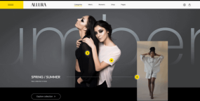 JS Allura外贸女装服饰跨境电商Joomla主题